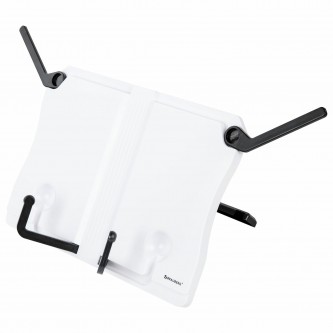 Подставка для книг и учебников BRAUBERG White, регулируемый наклон, ABS-пластик, 238063 Подставка для книг и учебников BRAUBERG White, регулируемый наклон, ABS-пластик, 238063