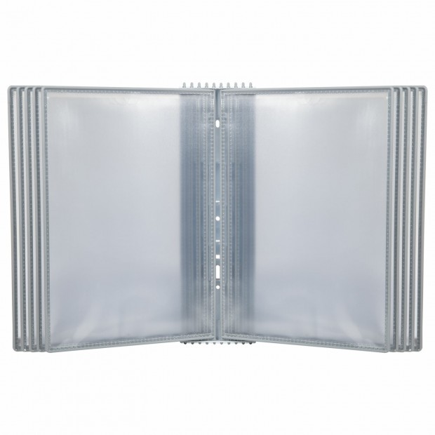 Демосистема настенная на 10 панелей, с 10 серыми панелями А4, STAFF Демосистема настенная на 10 панелей, с 10 серыми панелями А4, STAFF