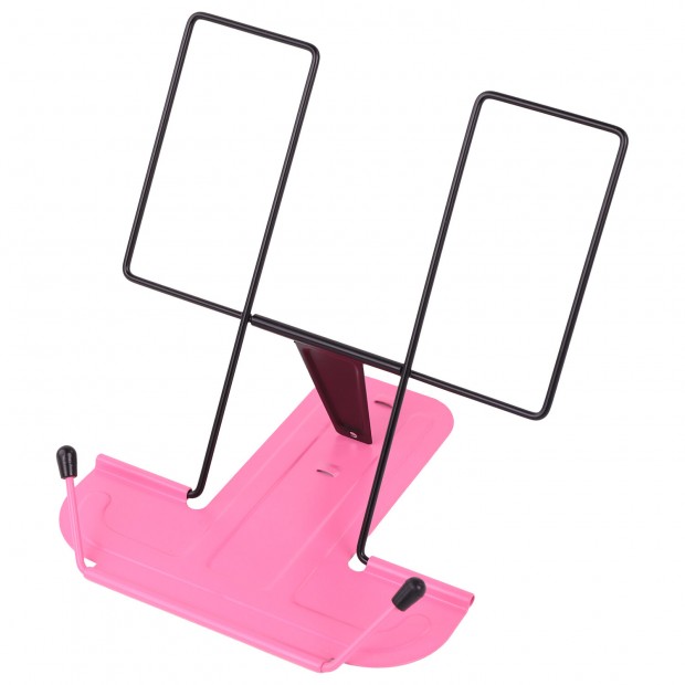 Подставка для книг и учебников BRAUBERG LINE, металлическая, розовая, европодвес, 238215 Подставка для книг и учебников BRAUBERG LINE, металлическая, розовая, европодвес, 238215