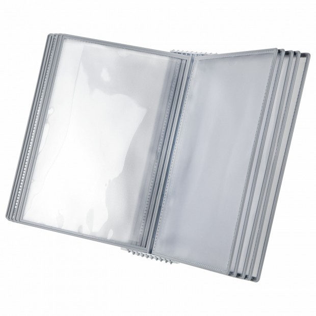 Демосистема настольная/настенная на 10 панелей, с 10 серыми панелями А4, STAFF Демосистема настольная/настенная на 10 панелей, с 10 серыми панелями А4, STAFF