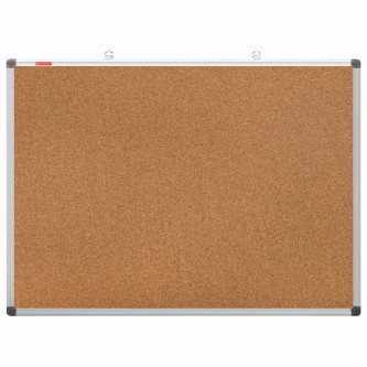 Доска пробковая для объявлений 90х120 см, алюминиевая рамка, BRAUBERG Extra, 238309