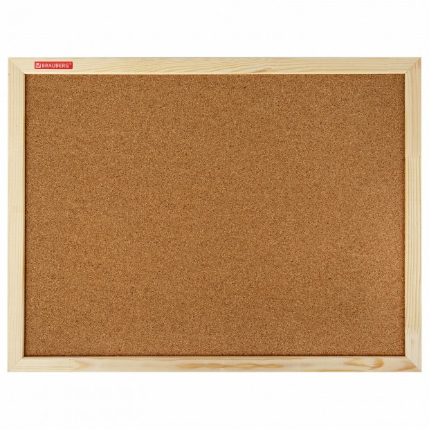Доска пробковая для объявлений 45х60 см, деревянная рамка, BRAUBERG Wood, 238310 Доска пробковая для объявлений 45х60 см, деревянная рамка, BRAUBERG Wood, 238310