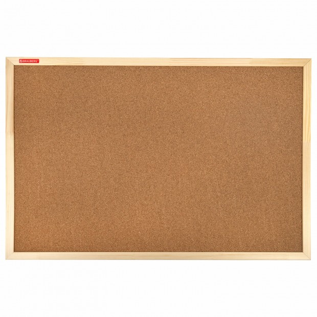 Доска пробковая для объявлений 60х90 см, деревянная рамка, BRAUBERG Wood, 238311 Доска пробковая для объявлений 60х90 см, деревянная рамка, BRAUBERG Wood, 238311