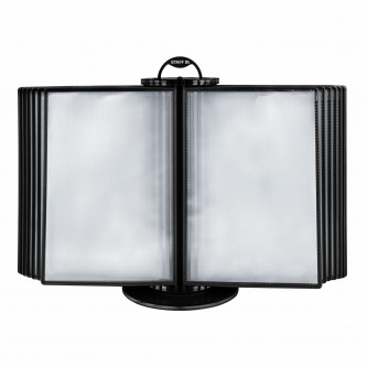 Демосистема настольная на 30 панелей, с 30 черными панелями А4, вращающаяся, STAFF, 238333 Демосистема настольная на 30 панелей, с 30 черными панелями А4, вращающаяся, STAFF, 238333