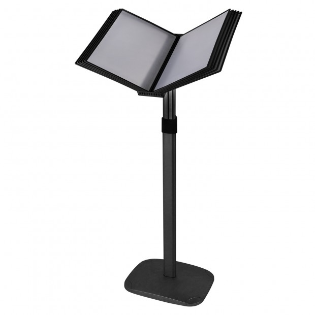 Демосистема напольная на 10 панелей, черные панели А4, регулируемая высота, STAFF, 238335 Демосистема напольная на 10 панелей, черные панели А4, регулируемая высота, STAFF, 238335