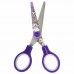 Ножницы 130 мм сиреневые, с цветной печатью Ножницы 130 мм сиреневые, с цветной печатью