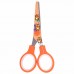 Ножницы 130 мм оранжевые, с цветной печатью Ножницы 130 мм оранжевые, с цветной печатью