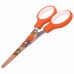Ножницы 130 мм оранжевые, с цветной печатью Ножницы 130 мм оранжевые, с цветной печатью
