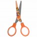 Ножницы 130 мм оранжевые, с цветной печатью Ножницы 130 мм оранжевые, с цветной печатью