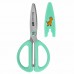 Ножницы 137 мм, резиновые рукоятки, пастельный мятный, чехол на лезвии, BRAUBERG KIDS, 238354 Ножницы 137 мм, резиновые рукоятки, пастельный мятный, чехол на лезвии, BRAUBERG KIDS, 238354
