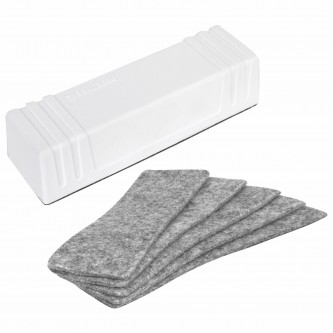 Стиратель магнитный для доски (45х145 мм) + 5 сменных салфеток, BRAUBERG Standard, цвет белый, 238792 Стиратель магнитный для доски (45х145 мм) + 5 сменных салфеток, BRAUBERG Standard, цвет белый, 238792