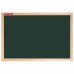Доска для мела магнитная 30х45 см, зеленая, деревянная рамка, BRAUBERG Standard, 238797