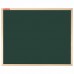 Доска для мела магнитная 50х70 см, зеленая, деревянная рамка, BRAUBERG Standard, 238799