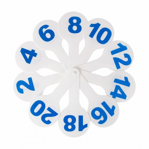 Веер-касса (цифры от 1 до 20) ЮНЛАНДИЯ, 270431 Веер-касса (цифры от 1 до 20) ЮНЛАНДИЯ, 270431