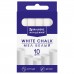 Мел белый круглый мягкий 10 штук, BRAUBERG 