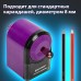 Точилка механическая BRAUBERG ULTRA для чернографитных и цветных карандашей, крепление к столу, цвет корпуса сиреневый с черным, 271341 Точилка механическая BRAUBERG ULTRA для чернографитных и цветных карандашей, крепление к столу, цвет корпуса сиреневый с черным, 271341