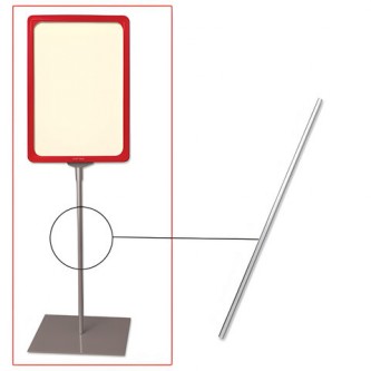 Трубка для сборки напольной стойки под рамку POS, высота 800 мм, диаметр 9 мм, 290267 Трубка для сборки напольной стойки под рамку POS, высота 800 мм, диаметр 9 мм, 290267