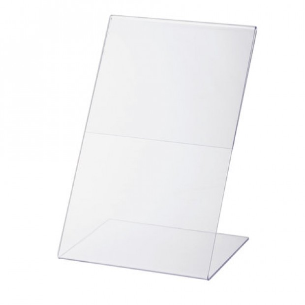 Держатели для ценников, 80х130 мм, КОМПЛЕКТ 5 шт., оргстекло, BRAUBERG, 290411