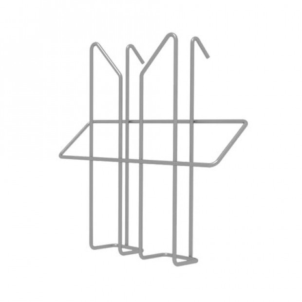 Лоток навесной для стоек ПАРУС, А5, 160х160х50 мм, проволочный, хром, 290444 Лоток навесной для стоек ПАРУС, А5, 160х160х50 мм, проволочный, хром, 290444