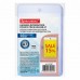 Карман информационный подвесной, ценникодержатель А7, КОМПЛЕКТ 50 шт., ПВХ, BRAUBERG, 291287 Карман информационный подвесной, ценникодержатель А7, КОМПЛЕКТ 50 шт., ПВХ, BRAUBERG, 291287