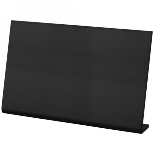 Табличка меловая настольная А4 (21x29,7 см), L-образная, горизонтальная, ПВХ, ЧЕРНАЯ, BRAUBERG, 291291 Табличка меловая настольная А4 (21x29,7 см), L-образная, горизонтальная, ПВХ, ЧЕРНАЯ, BRAUBERG, 291291