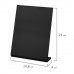 Табличка меловая настольная А5 (14,8x21 см), L-образная, вертикальная, ПВХ, ЧЕРНАЯ, BRAUBERG, 291293 Табличка меловая настольная А5 (14,8x21 см), L-образная, вертикальная, ПВХ, ЧЕРНАЯ, BRAUBERG, 291293