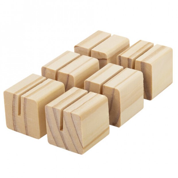 Ценникодержатель деревянный (ценники, реклама, фото) 3,5х3,5х3,5 см, КОМПЛЕКТ 6 шт., BRAUBERG, 291311 Ценникодержатель деревянный (ценники, реклама, фото) 3,5х3,5х3,5 см, КОМПЛЕКТ 6 шт., BRAUBERG, 291311