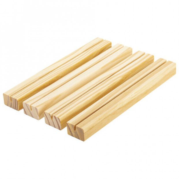 Ценникодержатель деревянный (ценники, реклама, фото) 21х3х2 см, КОМПЛЕКТ 4 шт., BRAUBERG, 291315 Ценникодержатель деревянный (ценники, реклама, фото) 21х3х2 см, КОМПЛЕКТ 4 шт., BRAUBERG, 291315