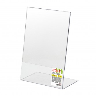 Подставка настольная для рекламных материалов ВЕРТИКАЛЬНАЯ (210х297мм), А4, односторонняя, STAFF, 291395 Подставка настольная для рекламных материалов ВЕРТИКАЛЬНАЯ (210х297мм), А4, односторонняя, STAFF, 291395