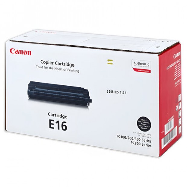Картридж лазерный CANON (E-16) FC-108/128/PC750/880, ресурс 2000 страниц, оригинальный, 1492A003 Картридж лазерный CANON (E-16) FC-108/128/PC750/880, ресурс 2000 страниц, оригинальный, 1492A003