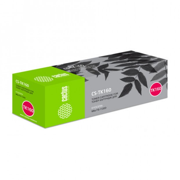 Тонер-картридж CACTUS (CS-TK160) для KYOCERA FS-1120D, ресурс 2500 стр. Тонер-картридж CACTUS (CS-TK160) для KYOCERA FS-1120D, ресурс 2500 стр.
