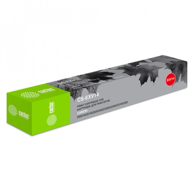 Тонер CACTUS (CS-EXV14) для CANON iR-2016/2016J/2020, 460 г, ресурс 8300 стр. Тонер CACTUS (CS-EXV14) для CANON iR-2016/2016J/2020, 460 г, ресурс 8300 стр.