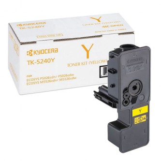 Тонер-картридж KYOCERA (TK-5240Y) P5026cdn/w/M5526cdn/w, ресурс 3000 стр., цвет желтый, оригинальный, 1T02R7ANL0 Тонер-картридж KYOCERA (TK-5240Y) P5026cdn/w/M5526cdn/w, ресурс 3000 стр., цвет желтый, оригинальный, 1T02R7ANL0