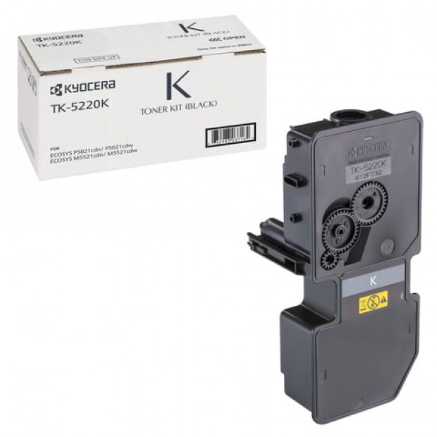 Тонер-картридж KYOCERA (TK-5220K) ECOSYS P5021cdn/cdw/M5521cdn/cdw, черный, ресурс 1200 стр., оригинальный, 1T02R90NL1 Тонер-картридж KYOCERA (TK-5220K) ECOSYS P5021cdn/cdw/M5521cdn/cdw, черный, ресурс 1200 стр., оригинальный, 1T02R90NL1