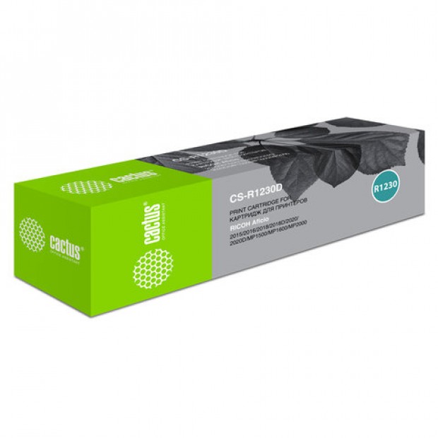 Тонер-картридж CACTUS (CS-R1230D) для RICOH Aficio 2015/2018/2018D, ресурс 9000 стр., CS-R1230DRU Тонер-картридж CACTUS (CS-R1230D) для RICOH Aficio 2015/2018/2018D, ресурс 9000 стр., CS-R1230DRU