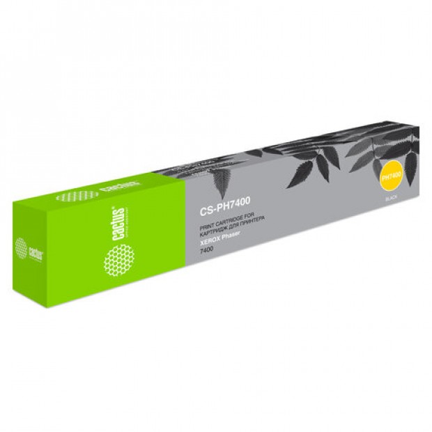 Тонер-картридж CACTUS (CS-PH7400) для XEROX Phaser 7400, черный, ресурс 15000 стр. Тонер-картридж CACTUS (CS-PH7400) для XEROX Phaser 7400, черный, ресурс 15000 стр.