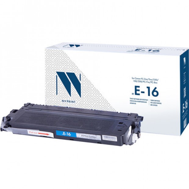 Картридж лазерный NV PRINT (NV-E16) для CANON FC-108/128/PC750/880, ресурс 2000 стр. Картридж лазерный NV PRINT (NV-E16) для CANON FC-108/128/PC750/880, ресурс 2000 стр.