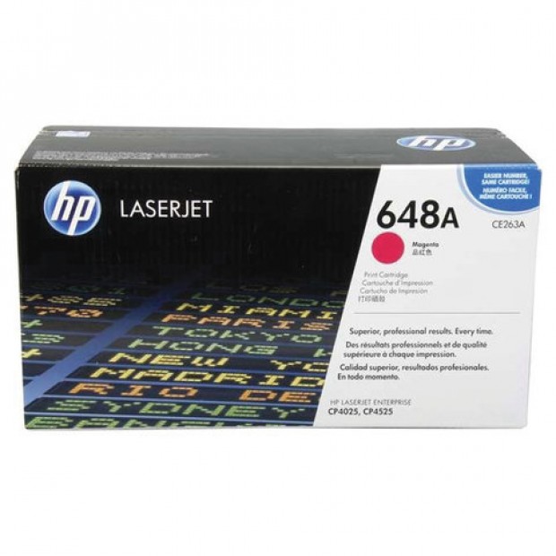 Картридж лазерный HP (CE263A) ColorLaserJet CP4025/4525, №647A, пурпурный, оригинальный, ресурс 11000 страниц Картридж лазерный HP (CE263A) ColorLaserJet CP4025/4525, №647A, пурпурный, оригинальный, ресурс 11000 страниц