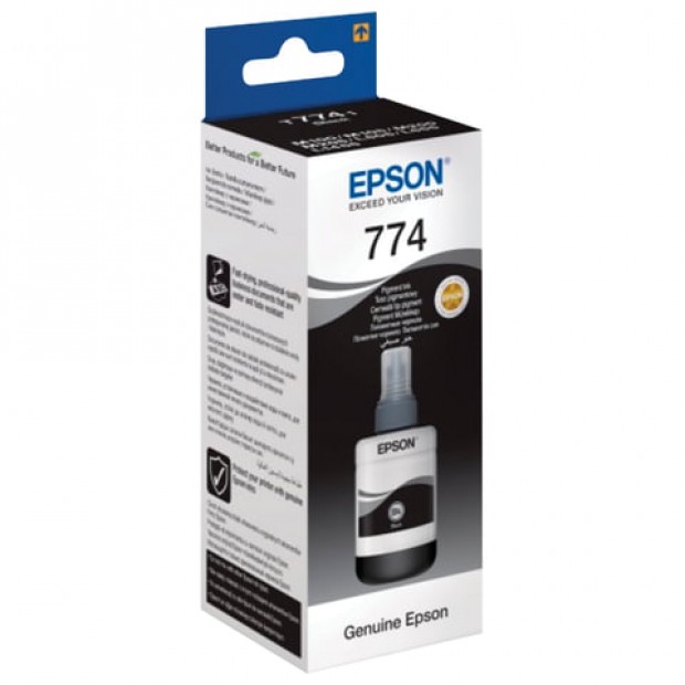 Чернила EPSON 774 (T7741) для СНПЧ Epson M100/M105/M200, черные, ОРИГИНАЛЬНЫЕ, C13T77414A Чернила EPSON 774 (T7741) для СНПЧ Epson M100/M105/M200, черные, ОРИГИНАЛЬНЫЕ, C13T77414A