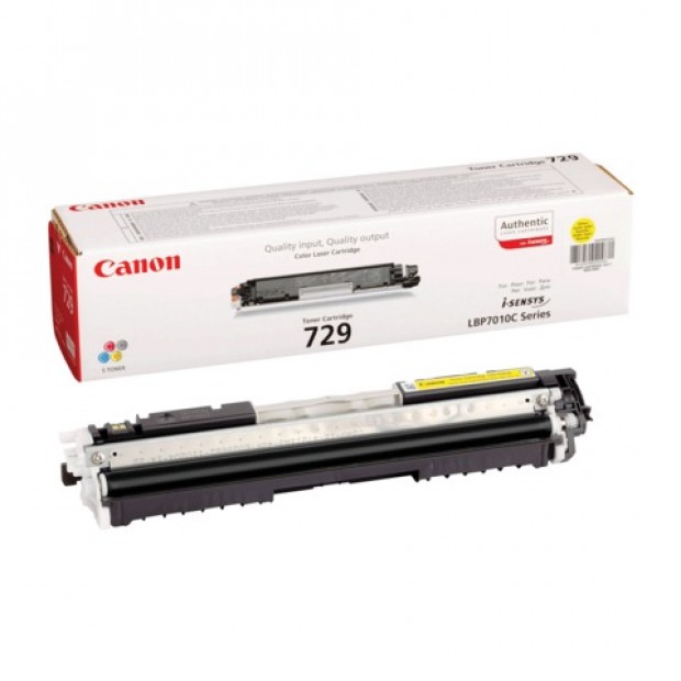Картридж лазерный CANON (729Y) LBP7010C/7018C, желтый, ресурс 1000 страниц, оригинальный, 4367b002 Картридж лазерный CANON (729Y) LBP7010C/7018C, желтый, ресурс 1000 страниц, оригинальный, 4367b002