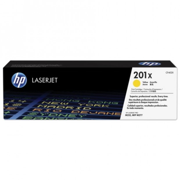 Картридж лазерный HP (CF402X) LaserJet Pro M277n/dw/M252n/dw, №201X, желтый, оригинальный, ресурс 2300 страниц Картридж лазерный HP (CF402X) LaserJet Pro M277n/dw/M252n/dw, №201X, желтый, оригинальный, ресурс 2300 страниц