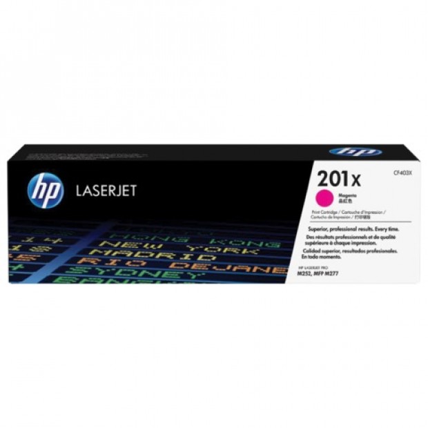 Картридж лазерный HP (CF403X) LaserJet Pro M277n/dw/M252n/dw, №201X, пурпурный, оригинальный, ресурс 2300 страниц Картридж лазерный HP (CF403X) LaserJet Pro M277n/dw/M252n/dw, №201X, пурпурный, оригинальный, ресурс 2300 страниц