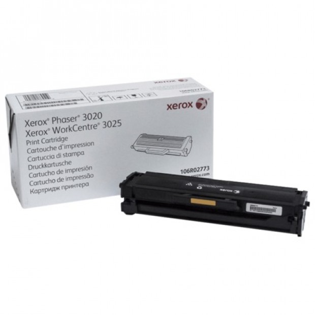 Картридж лазерный XEROX (106R02773) Phaser 3020/WC3025, оригинальный, ресурс 1500 стр. Картридж лазерный XEROX (106R02773) Phaser 3020/WC3025, оригинальный, ресурс 1500 стр.