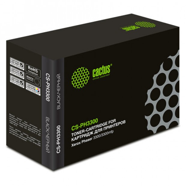 Картридж лазерный CACTUS (CS-PH3300) для XEROX Phaser3300MFP, ресурс 8000 стр. Картридж лазерный CACTUS (CS-PH3300) для XEROX Phaser3300MFP, ресурс 8000 стр.