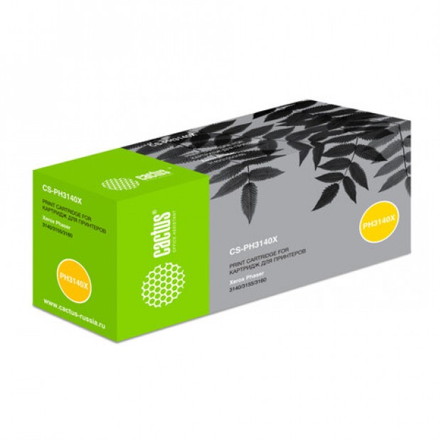 Картридж лазерный CACTUS (CS-PH3140X) для XEROX Phaser3140/3155/3160, ресурс 2500 стр. Картридж лазерный CACTUS (CS-PH3140X) для XEROX Phaser3140/3155/3160, ресурс 2500 стр.
