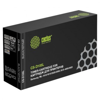 Картридж лазерный CACTUS (CS-D105L) для SAMSUNG ML-1910/SCX4600/4623F/FN, ресурс 2500 стр. Картридж лазерный CACTUS (CS-D105L) для SAMSUNG ML-1910/SCX4600/4623F/FN, ресурс 2500 стр.