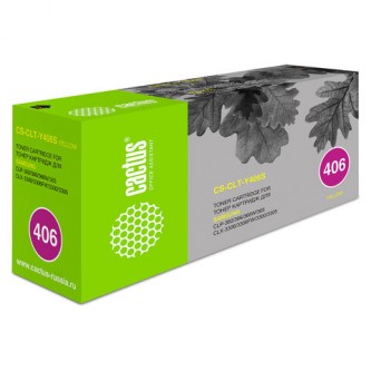 Картридж лазерный CACTUS (CS-CLT-Y406S) для SAMSUNG CLP-365/365W, желтый, ресурс 1000 стр. Картридж лазерный CACTUS (CS-CLT-Y406S) для SAMSUNG CLP-365/365W, желтый, ресурс 1000 стр.