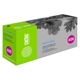 Картридж лазерный CACTUS (CS-CLT-C406S) для SAMSUNG CLP-365/365W, голубой, ресурс 1000 стр. Картридж лазерный CACTUS (CS-CLT-C406S) для SAMSUNG CLP-365/365W, голубой, ресурс 1000 стр.