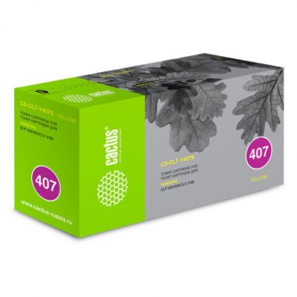 Картридж лазерный CACTUS (CS-CLT-Y407S) для SAMSUNG CLP-320/325/N, желтый, ресурс 1000 стр. Картридж лазерный CACTUS (CS-CLT-Y407S) для SAMSUNG CLP-320/325/N, желтый, ресурс 1000 стр.