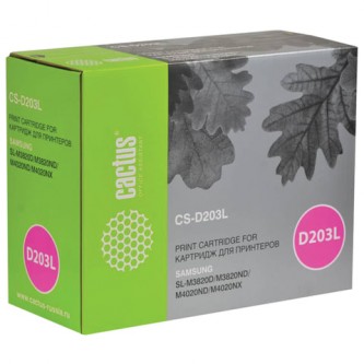 Картридж лазерный CACTUS (CS-D203L) для SAMSUNG ProXpress M3820/4020, ресурс 5000 стр. Картридж лазерный CACTUS (CS-D203L) для SAMSUNG ProXpress M3820/4020, ресурс 5000 стр.